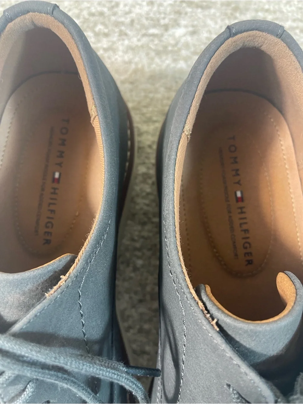 Tommy Hilfiger Hiday Men’s Oxford Dark Gray Casual Shoe Size 11. SKU#0420